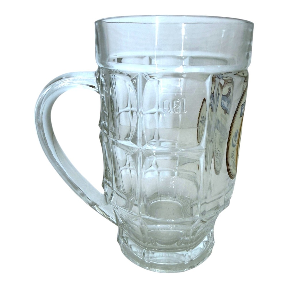 Tucher Nurnberger Original Hell 950 Jahre Nurnberg 0.5L Dimpled Glass Beer Mug - Picture 8 of 16